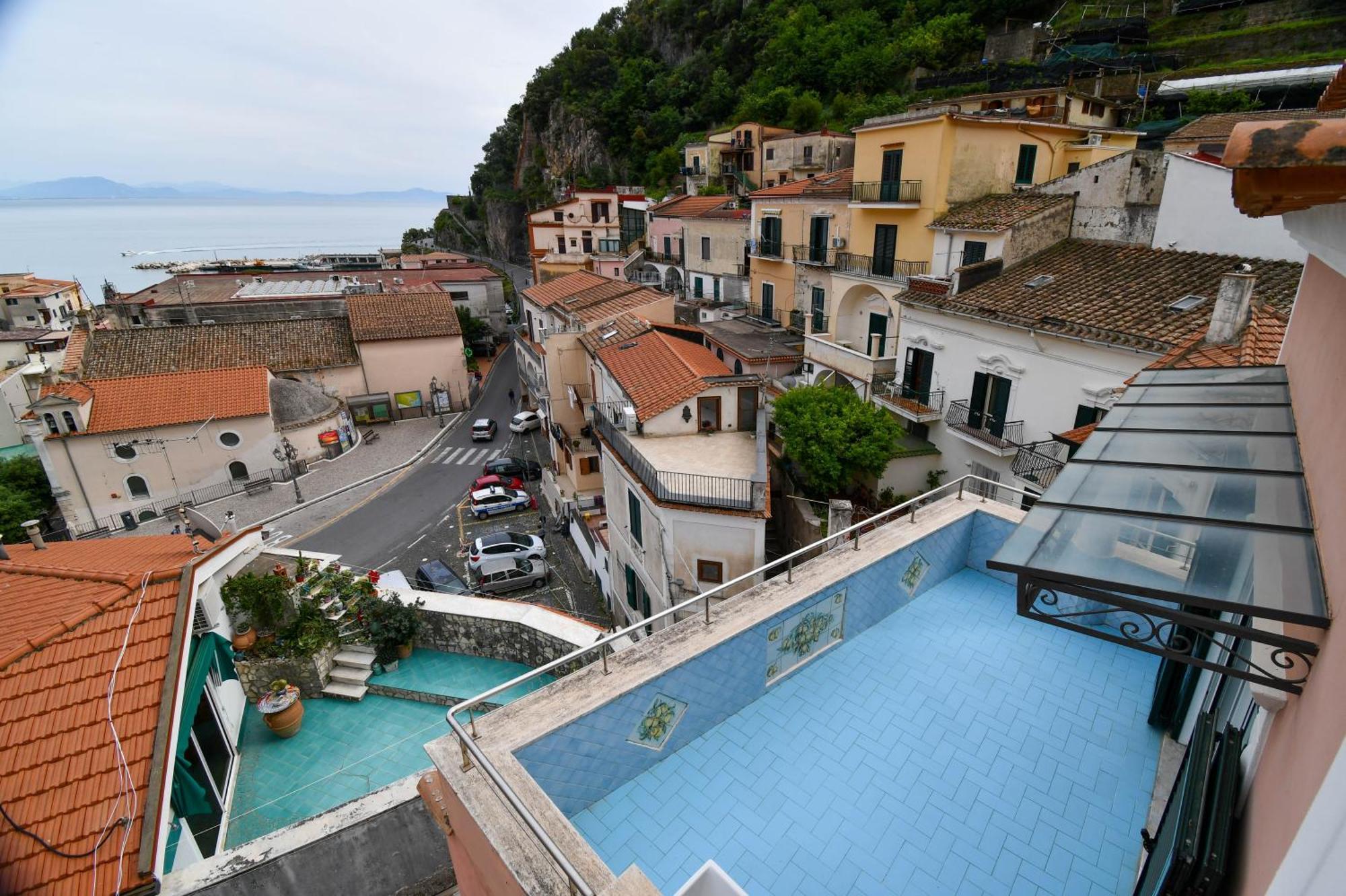 Casa Azzurra Lägenhet Cetara Exteriör bild